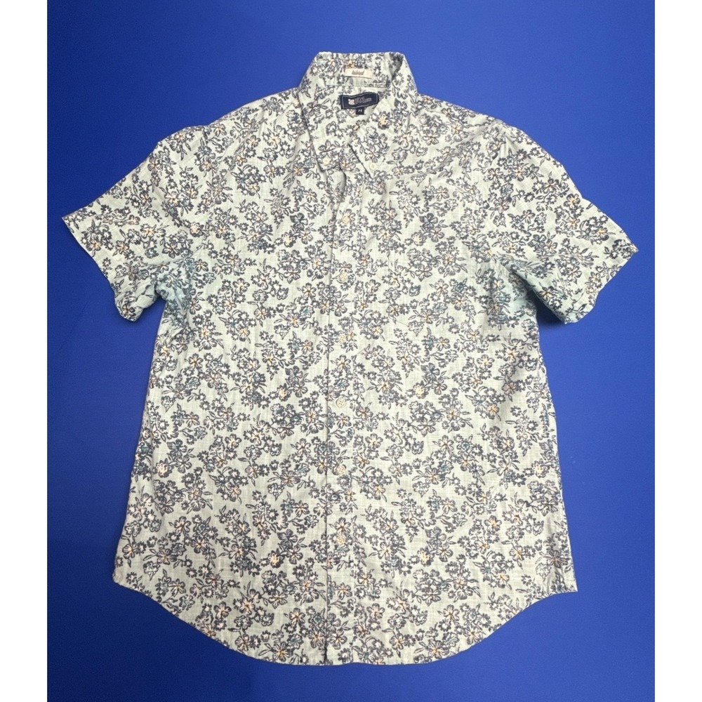 Reyn Spooner Hawaiian Shirt Mens M Tailored Fit Button Down Floral Tropical